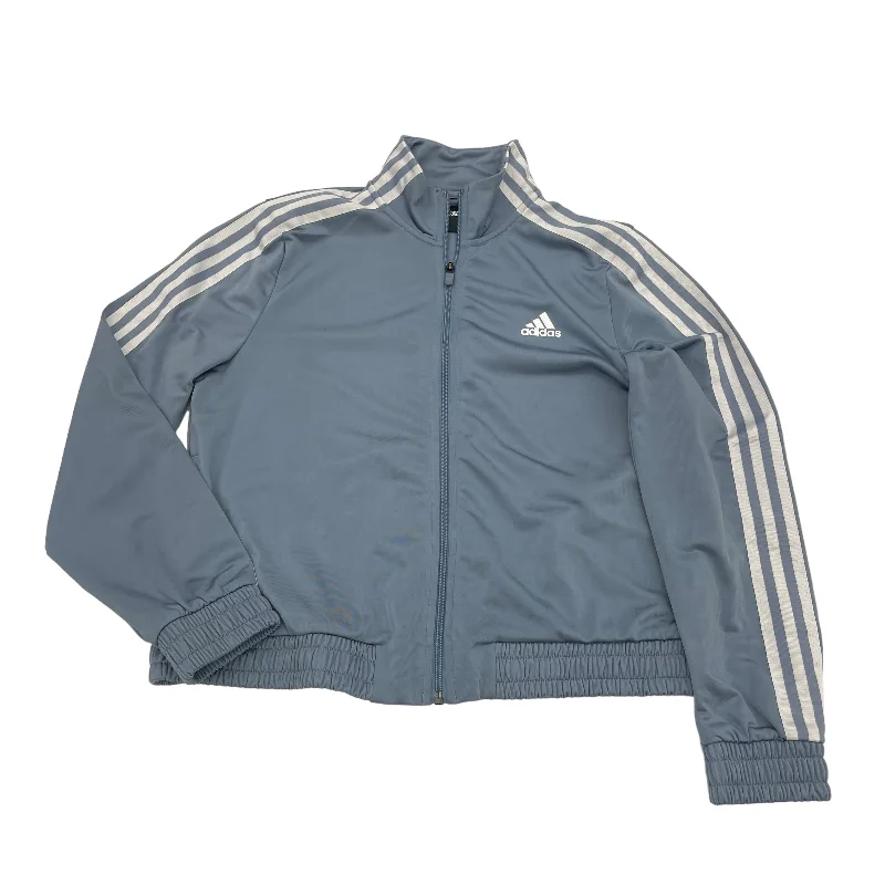 Price Blitz BLUE ATHLETIC JACKET by ADIDAS Size:M