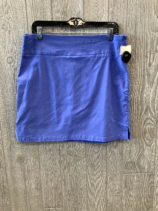Don't Wait Blue Athletic Skort Rafaella, Size Xl