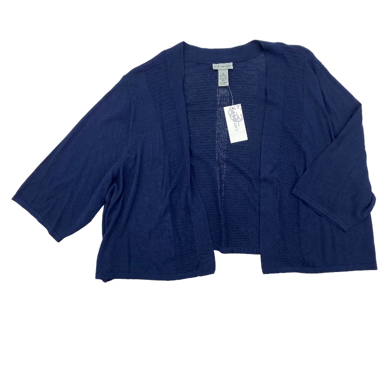 Markdowns Blue Cardigan Catherines, Size 2x