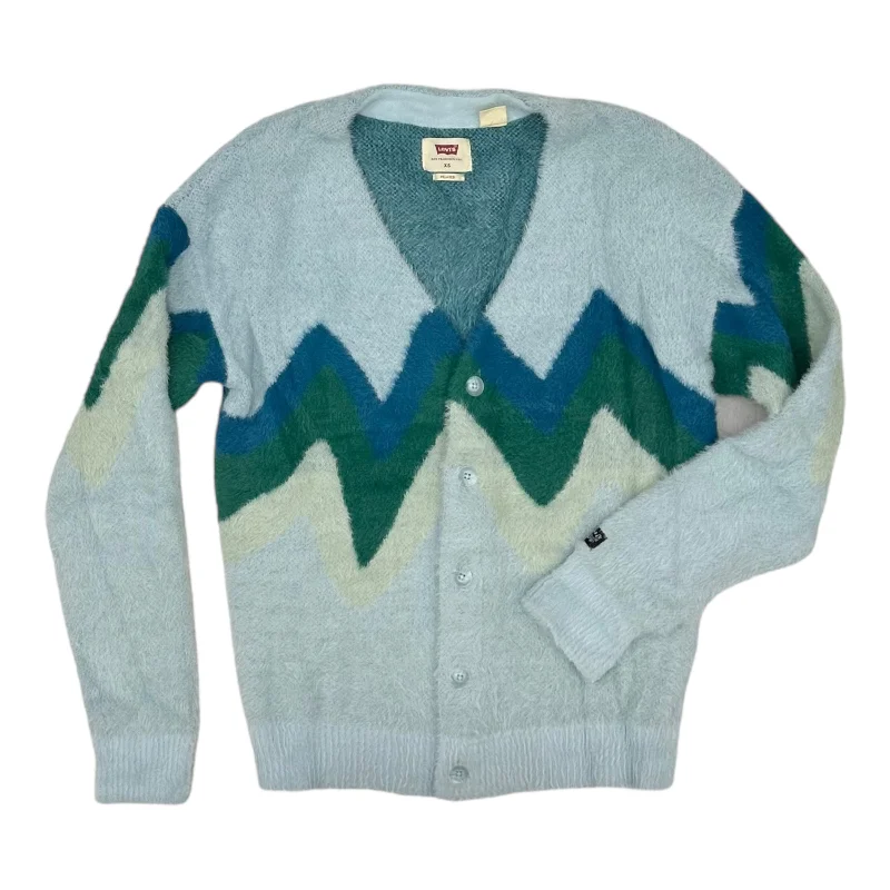 Exclusive Preview BLUE SWEATER CARDIGAN by LEVIS Size:XS