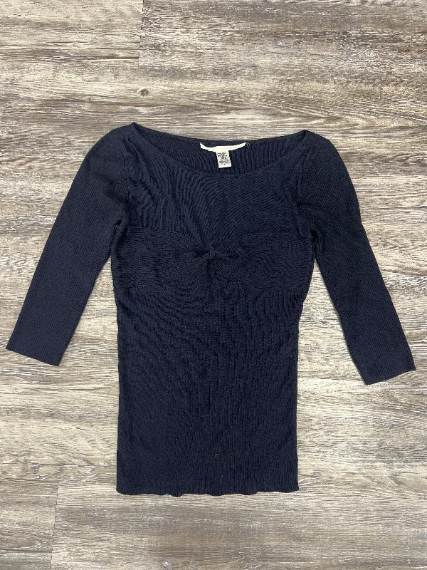 The Best Prices Blue Top Long Sleeve Diane Von Furstenberg, Size S