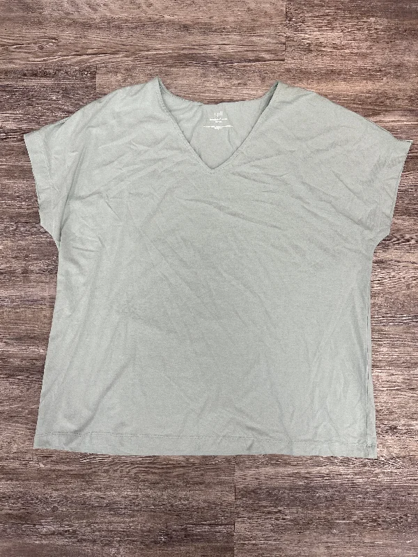 Price Drop Alert Blue Top Short Sleeve Basic J. Jill, Size L