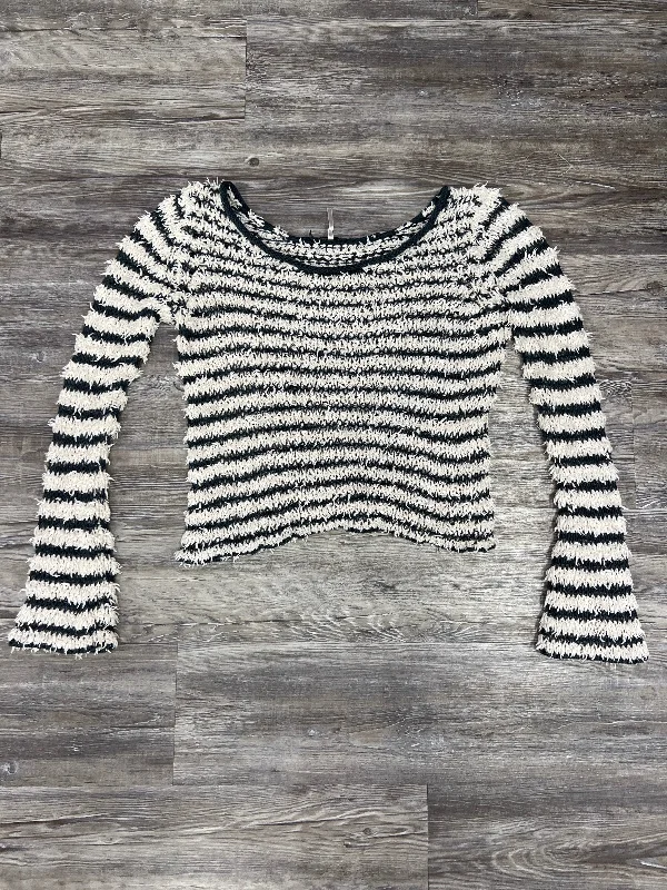 Massive Deals Blue & White Sweater Free People, Size S