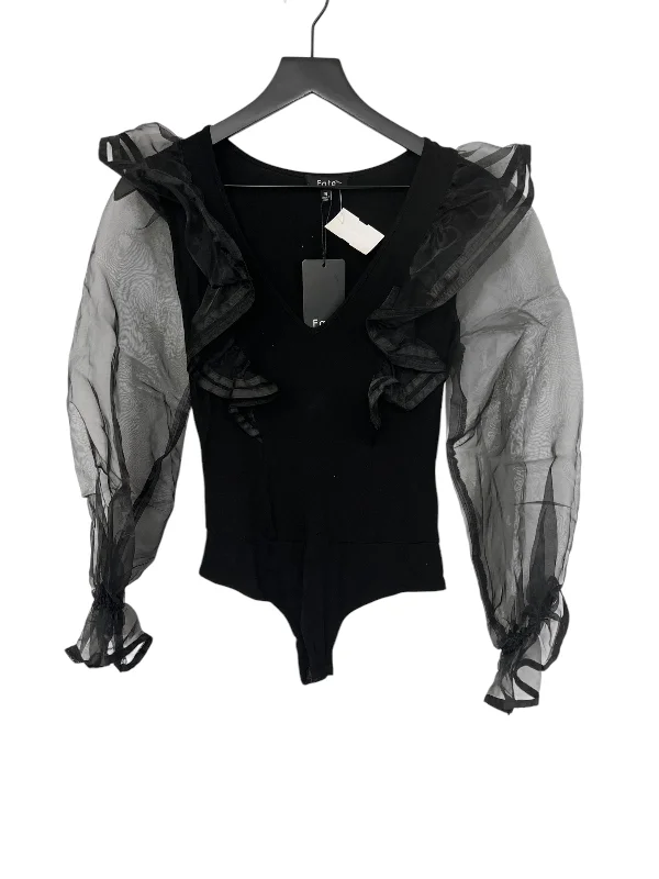 Big Savings Bodysuit By Fate In Black, Size: S