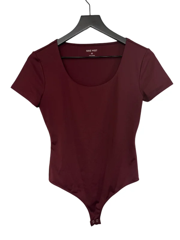 Super Bargain Bodysuit By Nine West In Red, Size: M