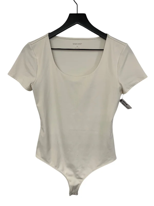 Savings Galore Bodysuit By Nine West In White, Size: M