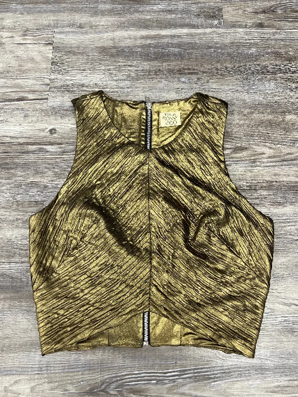 Midnight Sale Bronze Top Sleeveless Cmc, Size S