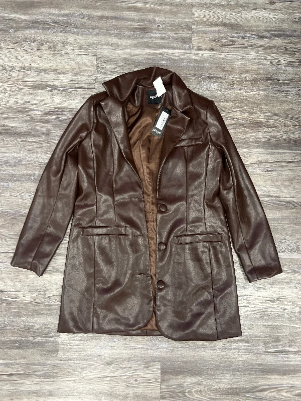 Limited Time Offer Brown Blazer Nasty Gal, Size 8