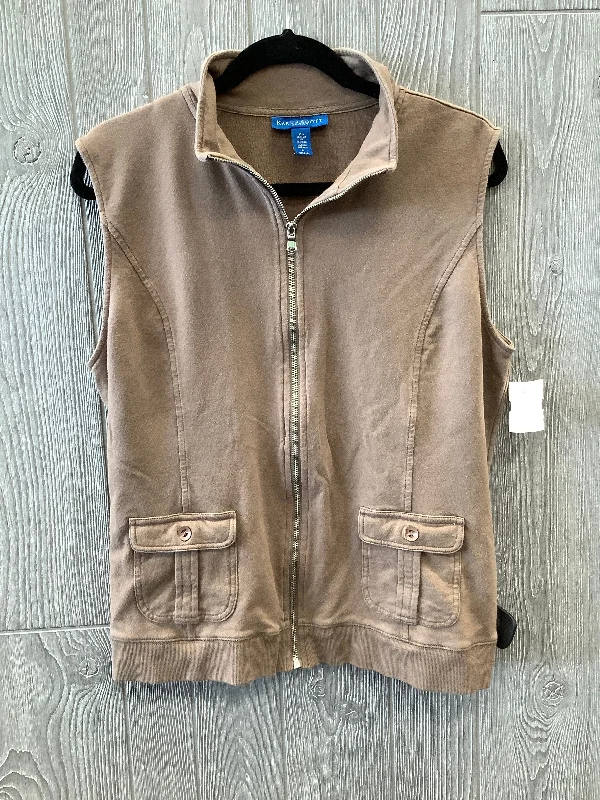 Friends and Family Sale Brown Vest Other Karen Scott, Size L