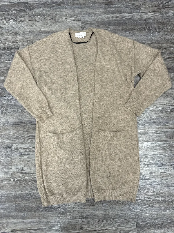 Referral Discount Cardigan By Anthropologie In Tan, Size: M