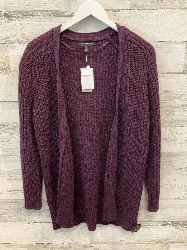 Seasonal Sale Cardigan By Banana Republic In Purple, Size: M