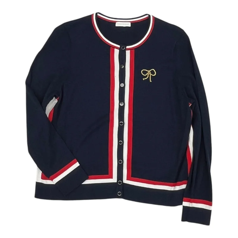 Great Deals Cardigan By Charter Club In Navy, Size:Xlp