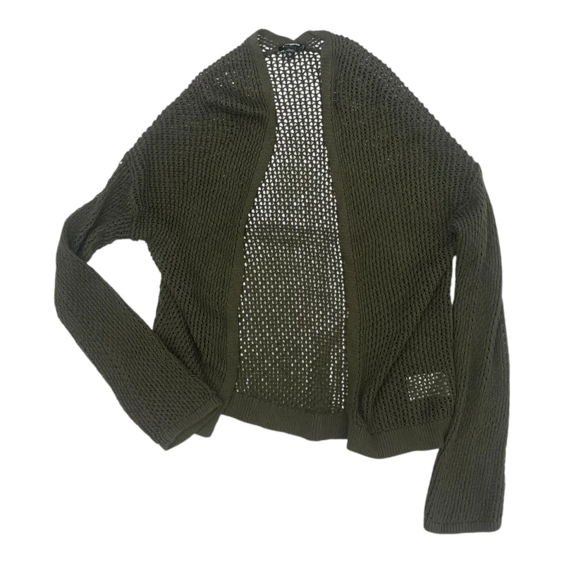 Best Deals Cardigan By Express In Green, Size:Xs