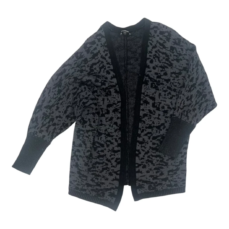 Limited Availability Cardigan By Express In Grey, Size:M