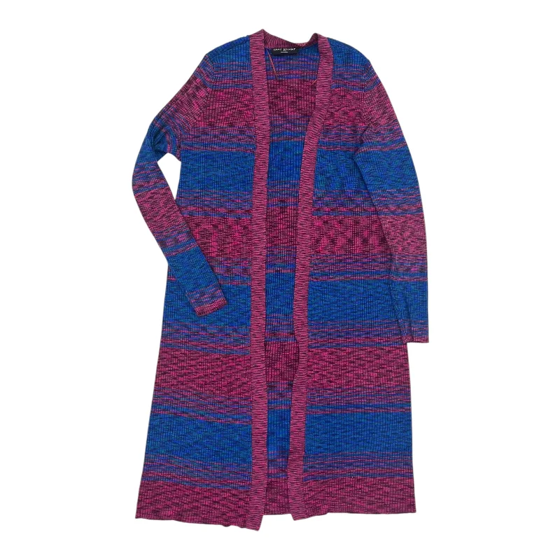 Closeout Cardigan By Lane Bryant In Blue & Purple, Size:1X