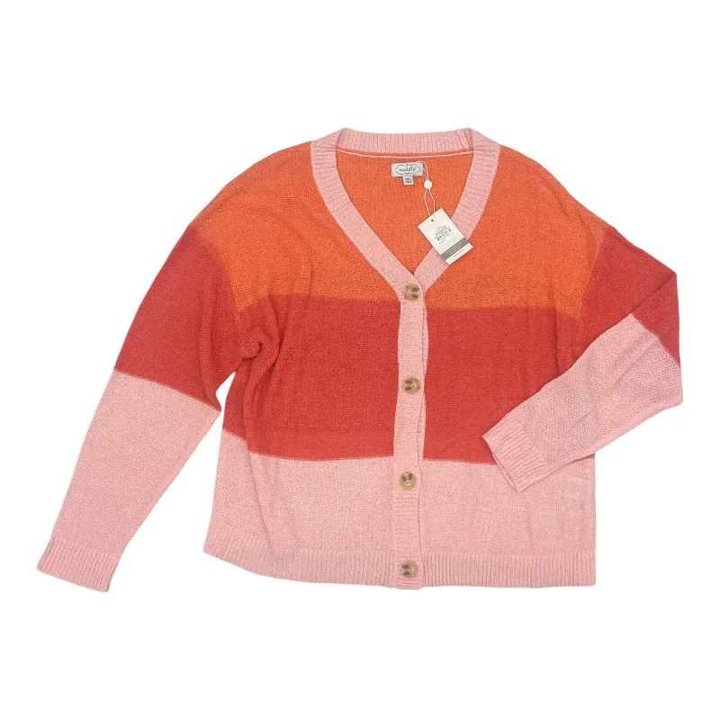 One-DAY Sale Cardigan By Mudpie In Orange, Size:M