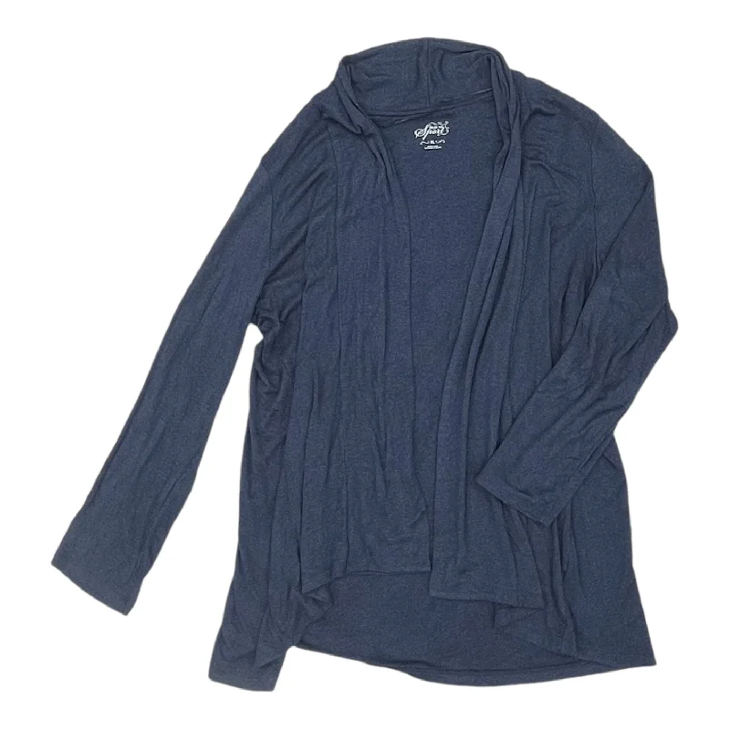 Markdowns Cardigan By Style And Company In Blue, Size:Xl