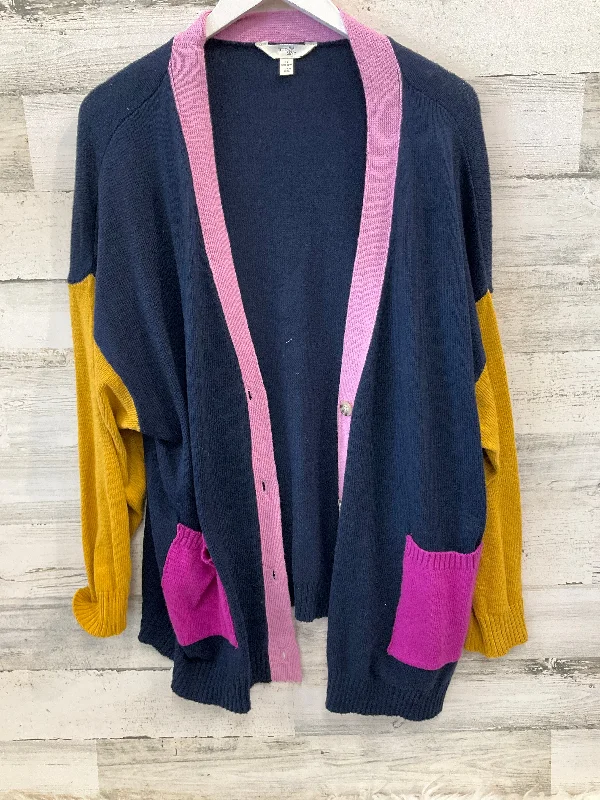 Unmissable Offer Cardigan By Terra & Sky In Multi-colored, Size: 1x