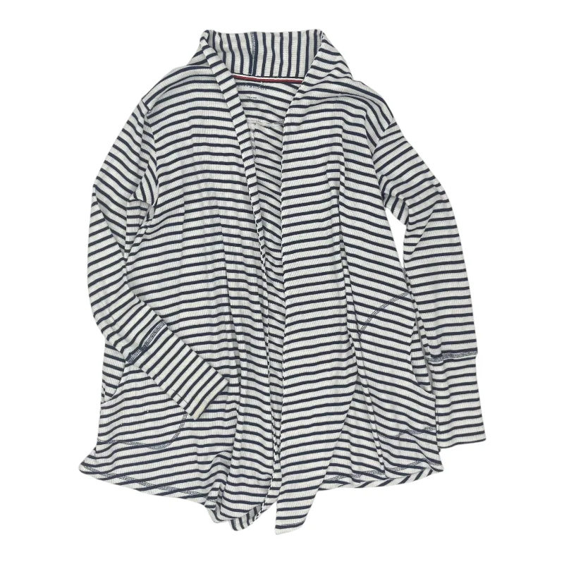 Exclusive Deal Cardigan By Tommy Hilfiger In Blue & White, Size:S