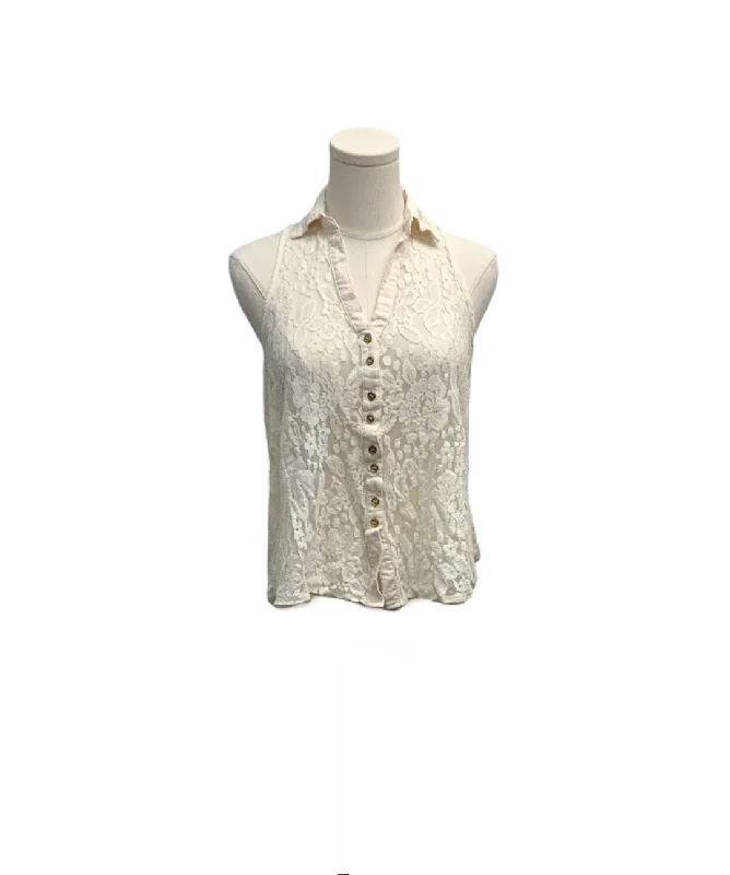 Super Bargain Cozy Jr. Lace Top Cream S