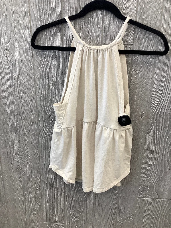 Super Deal Cream Top Sleeveless American Eagle, Size S