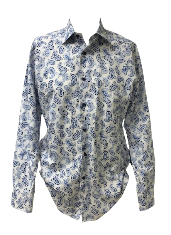 Overstock David Donahue Men’s Shirt Blue 16 34/35