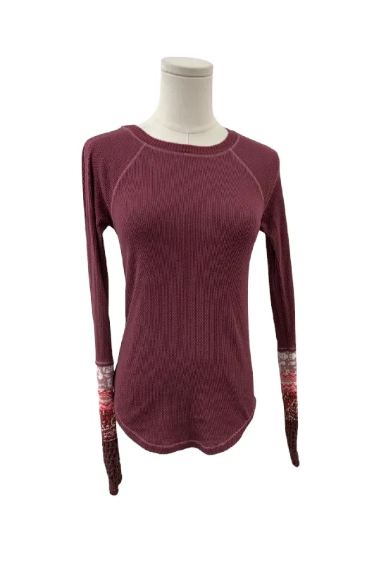 Bargain Blast Free People Jr Knit Plum M