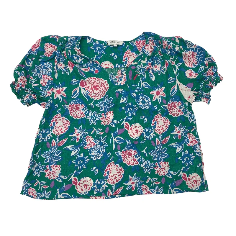 Markdowns Green Top Short Sleeve Rachel Zoe, Size L
