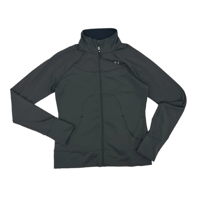 Price Buster GREY ATHLETIC JACKET by UNDER ARMOUR Size:M