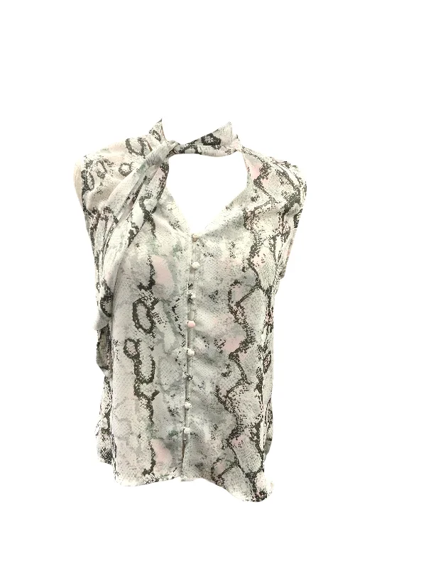Anniversary Sale Laundry Shelli Segal Women's Blouse Gray XS