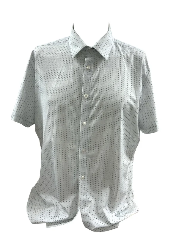 Year-End Clearance Mizzen & Main Men Button Shirt Light Green Size M