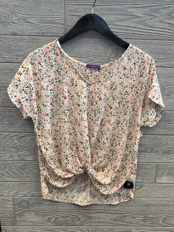 Factory Direct Sale Pink Blouse Short Sleeve West Kei, Size Xs