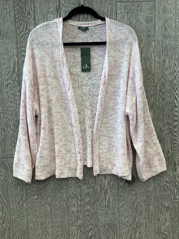 Stock Clearance Pink & Purple Sweater Cardigan Wild Fable, Size S