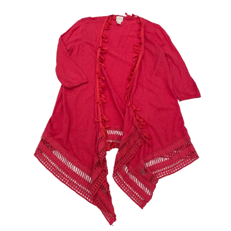 Crazy Savings RED CHICOS CARDIGAN, Size M