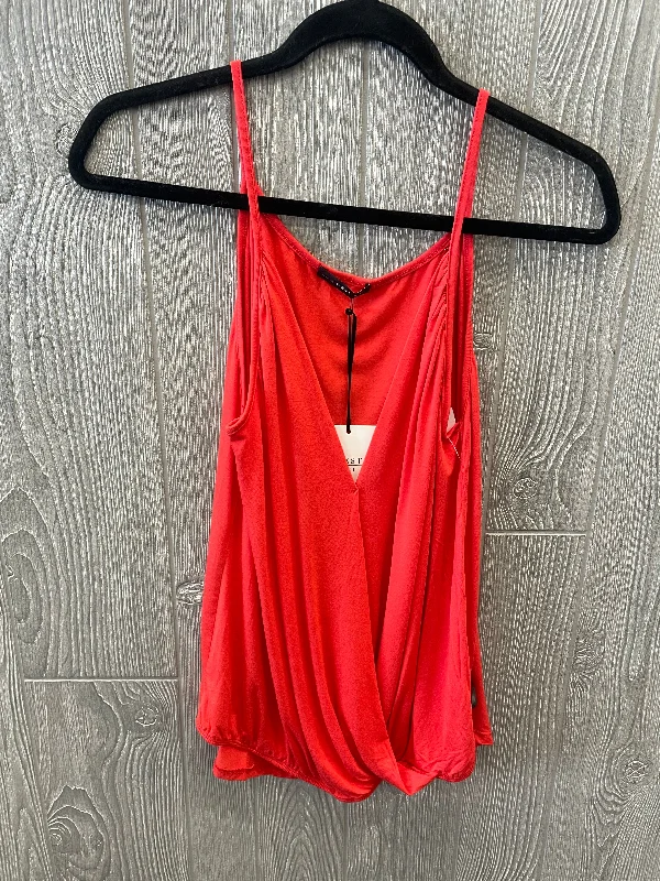 Exclusive Savings Red Top Sleeveless West Kei, Size S