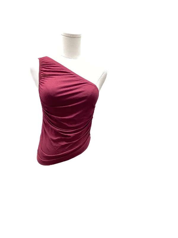 Quick Sale Shein Jr. One Shoulder Tube Top M Maroon
