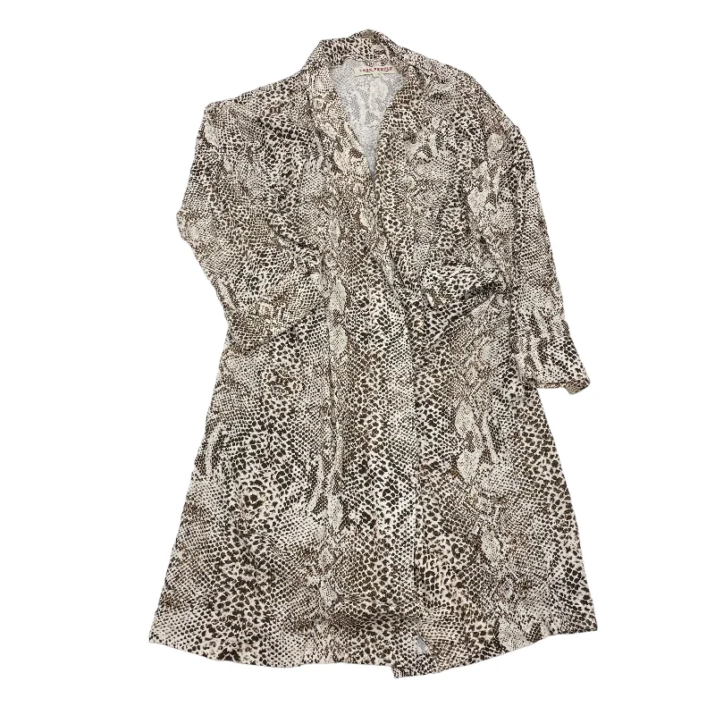 Crazy Deals SNAKESKIN PRINT FREE PEOPLE CARDIGAN, Size S