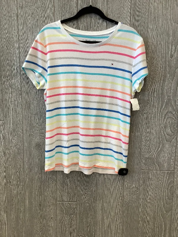 Buy More, Save More Striped Pattern Top Short Sleeve Tommy Hilfiger, Size Xl