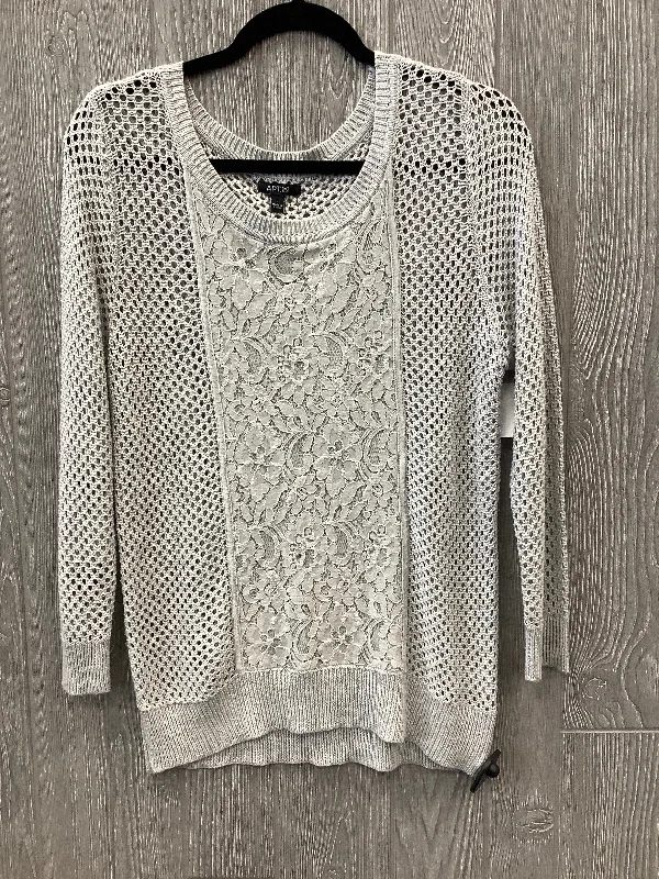 Bargain Prices Sweater By Apt 9 In Grey, Size: L