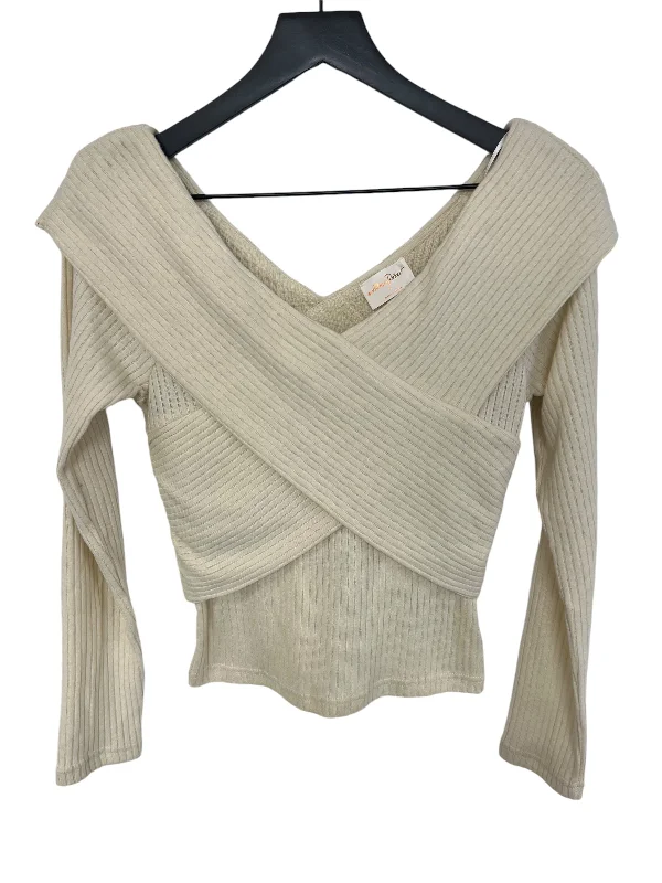 Price Drop Alert Sweater By Cmc In Cream, Size: S