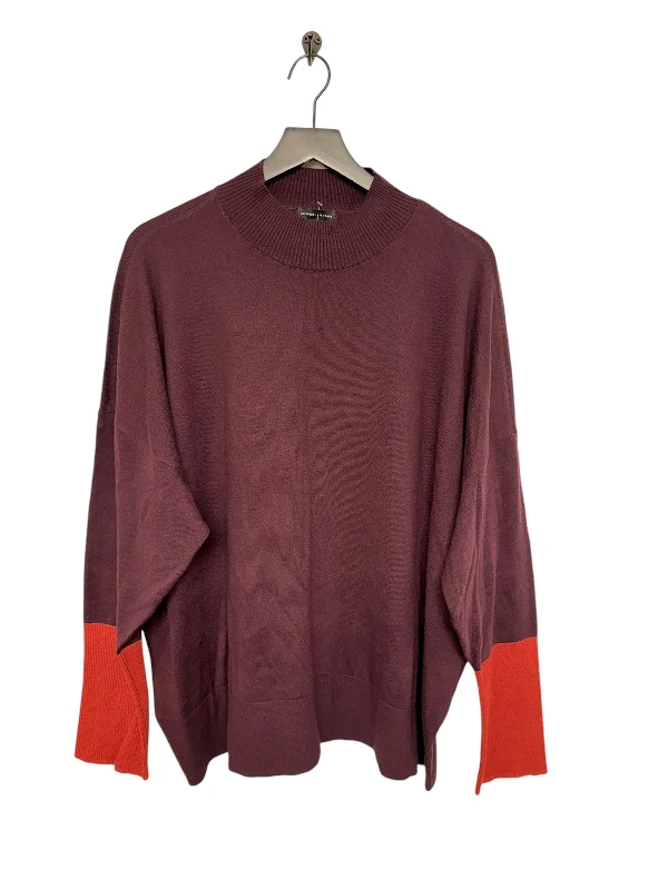 Bonus Savings Sweater By Cmc In Maroon, Size: 3x