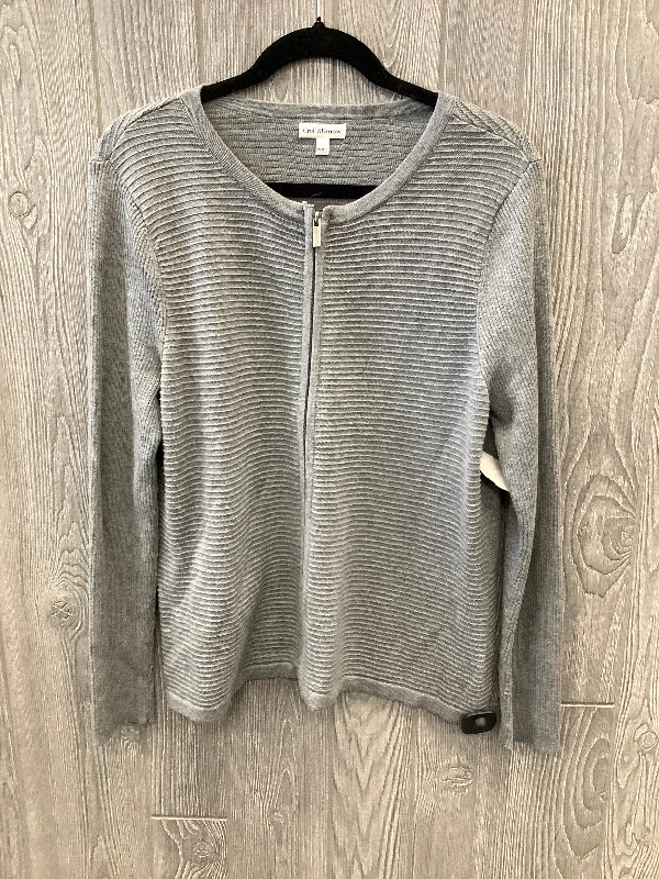 Midnight Sale Sweater By Croft And Barrow In Grey, Size: L