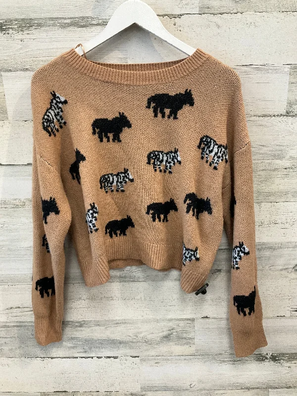 Take Advantage Sweater By Dreamers In Tan, Size: L