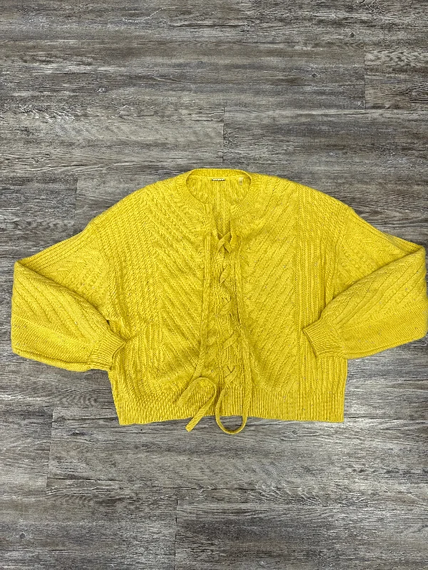 Act Fast Sweater By Elie Tahari In Yellow, Size: M