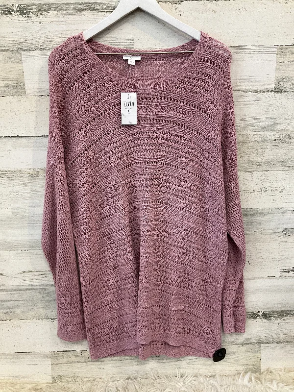 Clearance Event Sweater By J. Jill In Pink, Size: Xl