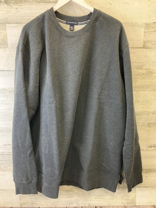 Instant Savings Sweater By Lands End In Grey, Size: Xxl