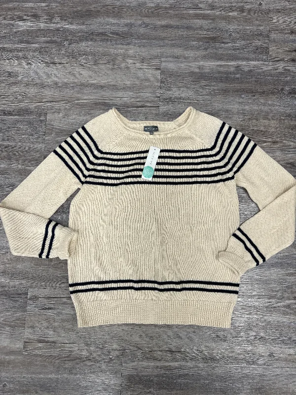 Closeout Sweater By Market & Spruce In Blue & Tan, Size: L