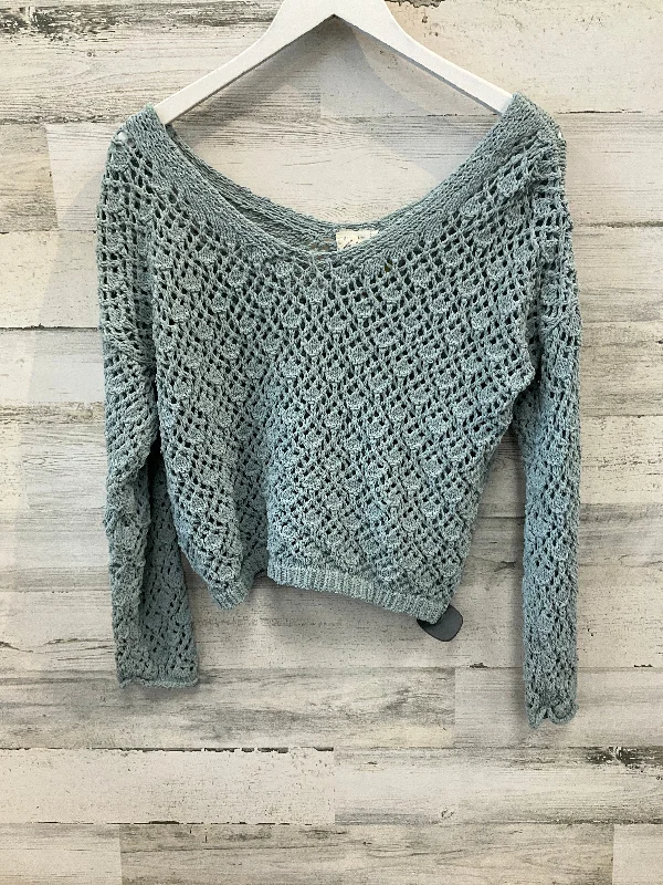 Friends and Family Sale Sweater By Nicole Miller In Aqua, Size: M