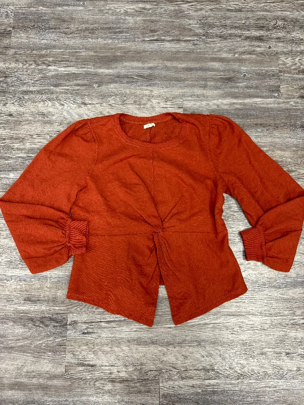Deal Dash Sweater By Pilcro In Orange, Size: 1x
