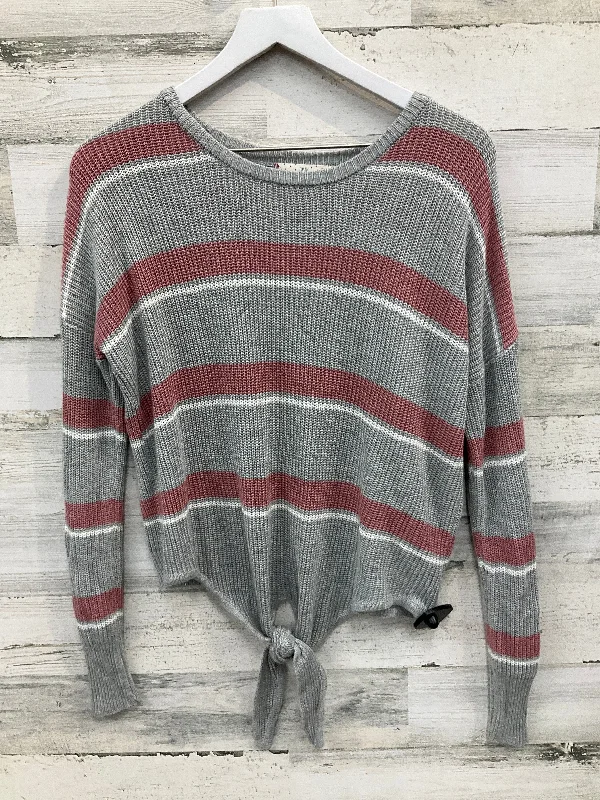 Extra Discounts Sweater By Pink Rose In Grey, Size: Xl